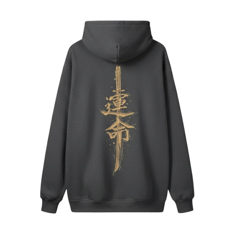 Sweat Japonais Mode Urbaine Avec Design Katana