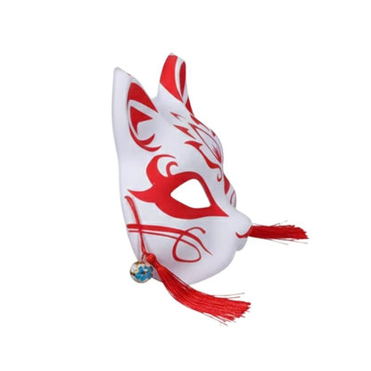 Masque Kitsune Festival Avec Ornements Suspendus