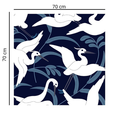 Furoshiki Japonais À Motif d'Oiseaux