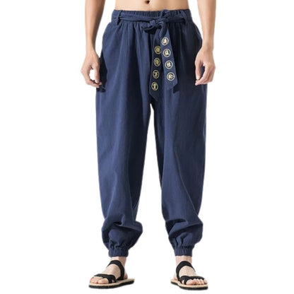 Pantalon Japonais Ample Homme Coupe Traditionnelle