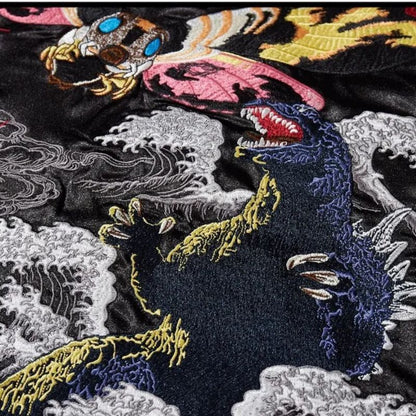 Sukajan Homme Avec Broderie Artistique