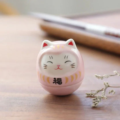 Daruma Mini Chat Souriant
