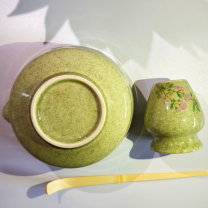 Kit Matcha Traditionnel Pour Thé En Poudre