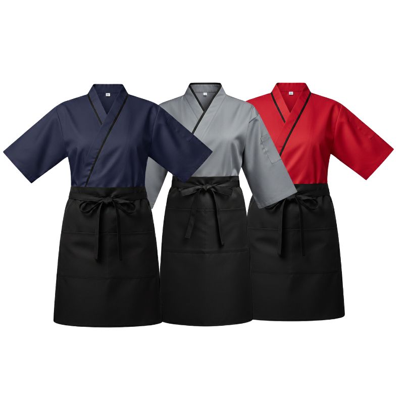 Tablier Japonais Style Chef Traditionnel