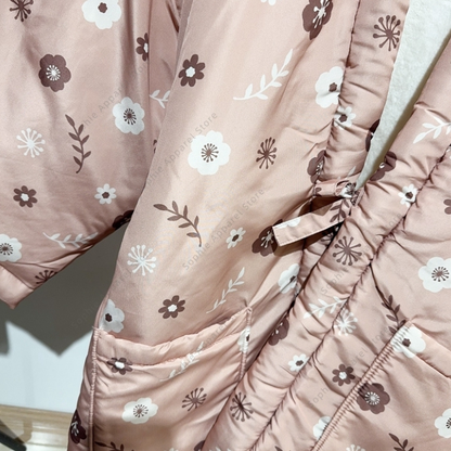 Hanten Femme En Coton Matelassé Avec Motif Fleur
