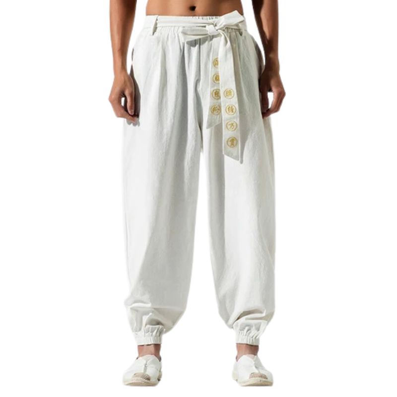 Pantalon Japonais Ample Homme Coupe Traditionnelle