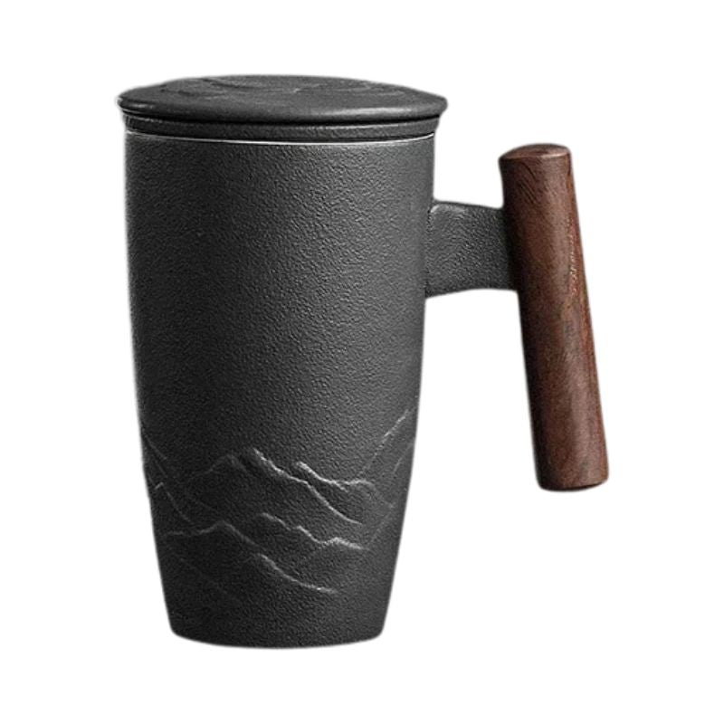 Tasse Japonaise Artisanale Avec Filtre À Thé