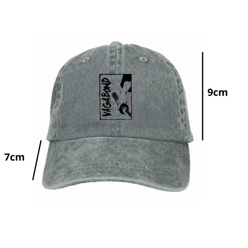 Casquette Japonaise Casual Avec Visière Courbée