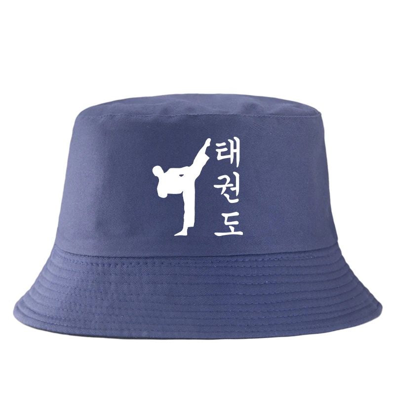 Chapeau Streetwear Avec Silhouette Arts Martiaux