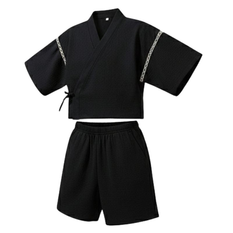 Jinbei Homme D’été Avec Coupe Ample Et Look Épuré