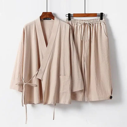 Jinbei Homme Moderne En Tissu Fluide