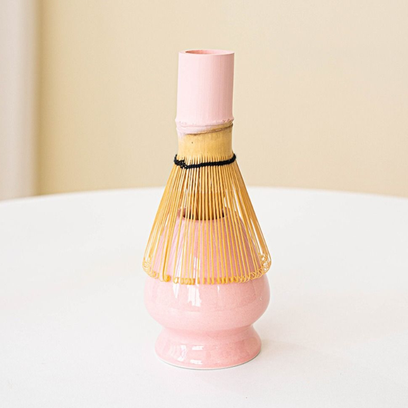 Fouet Matcha Avec Manche Coloré