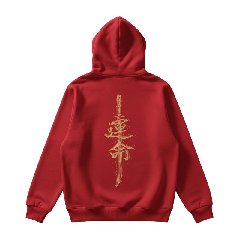 Sweat Japonais Mode Urbaine Avec Design Katana