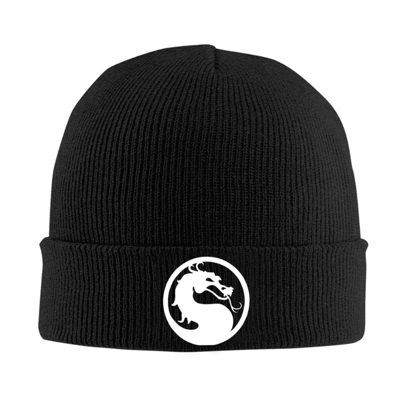 Bonnet Japonais Hiver Unisexe Avec Emblème Dragon