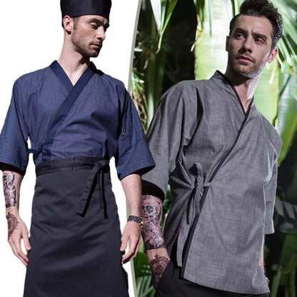 Tablier Japonais À Coupe Chef Traditionnelle