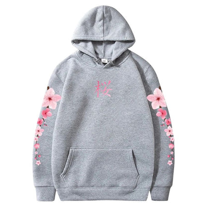 Sweat Japonais En Coupe Décontractée Avec Imprimé Sakura