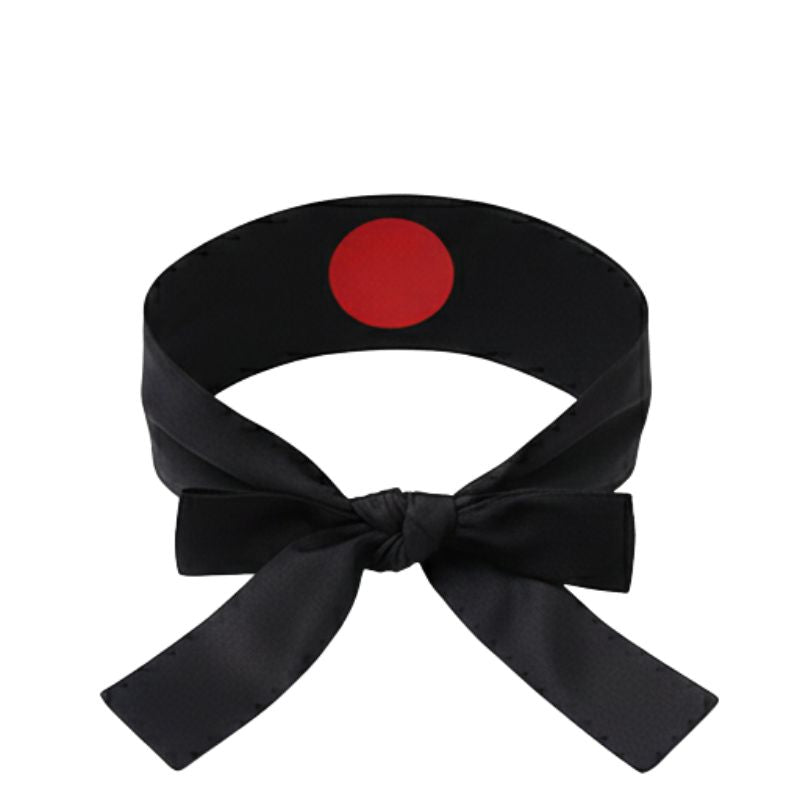 Hachimaki Avec Soleil Rouge Central Minimaliste