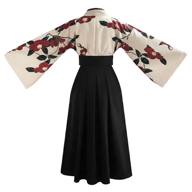 Hakama Femme En Jupe Longue Avec Coupe Fluide Élégante
