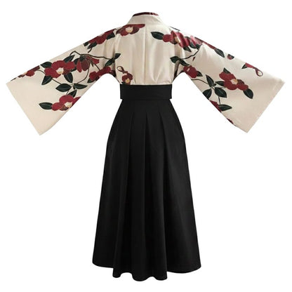 Hakama Femme En Jupe Longue Avec Coupe Fluide Élégante
