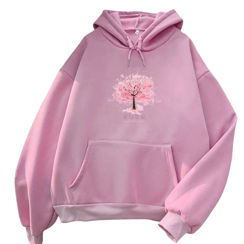 Sweat Japonais Avec Arbre Sakura