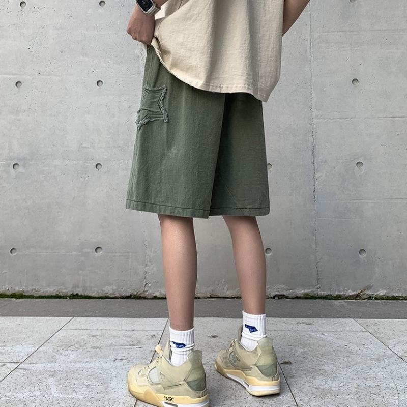Short Japonais Vintage En Jean Avec Coupe Ample Moderne