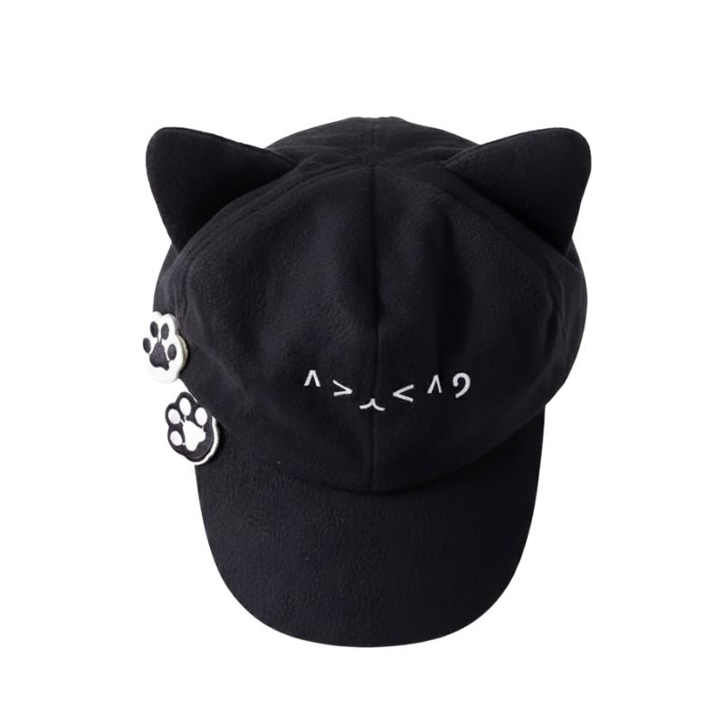 Casquette Japonaise Avec Design Chat Mignon