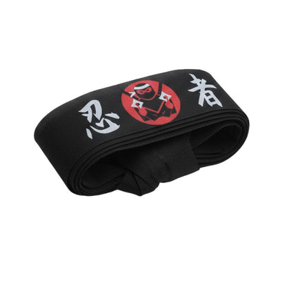 Hachimaki Japonais Moderne Avec Motif Ninja Et Kanji