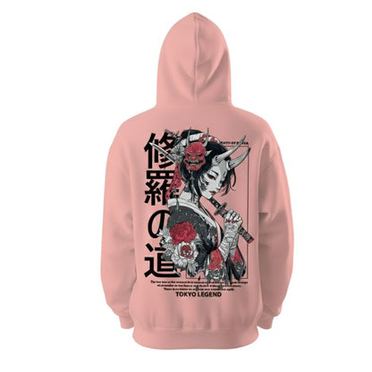 Sweat Japonais Avec Illustration Samouraï Moderne