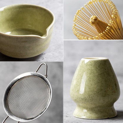 Kit Matcha Traditionnel 6 Pièces Pour Préparation Du Thé