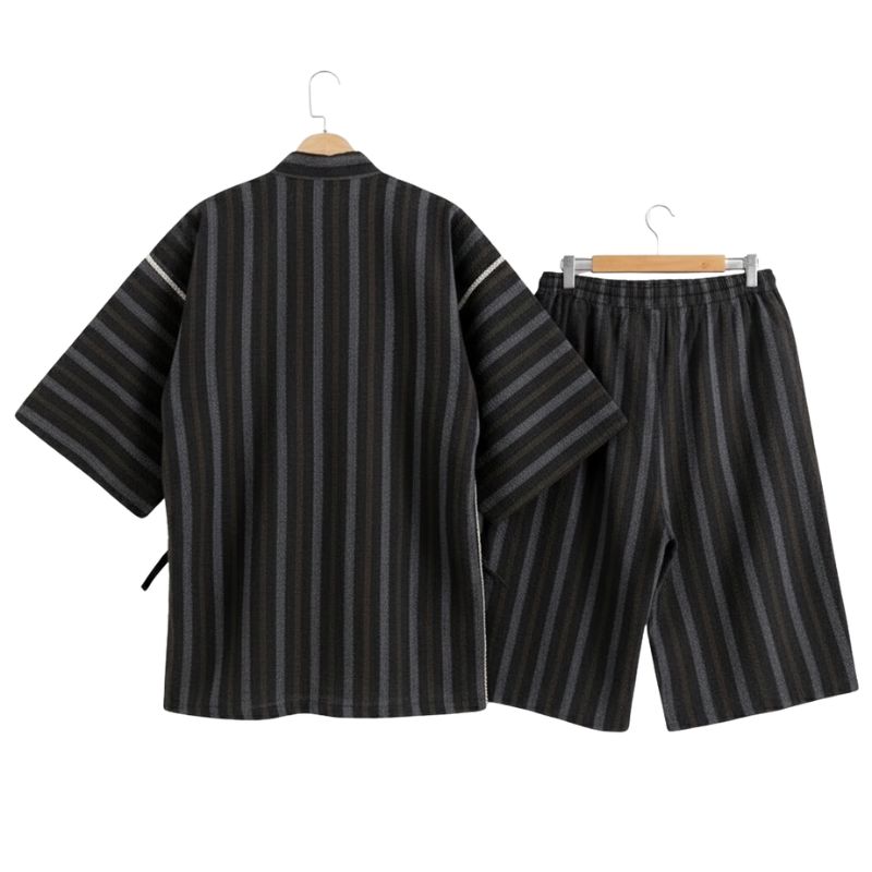 Jinbei Homme Tradition Japonaise En Coton Léger