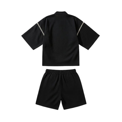 Jinbei Homme D’été Avec Coupe Ample Et Look Épuré