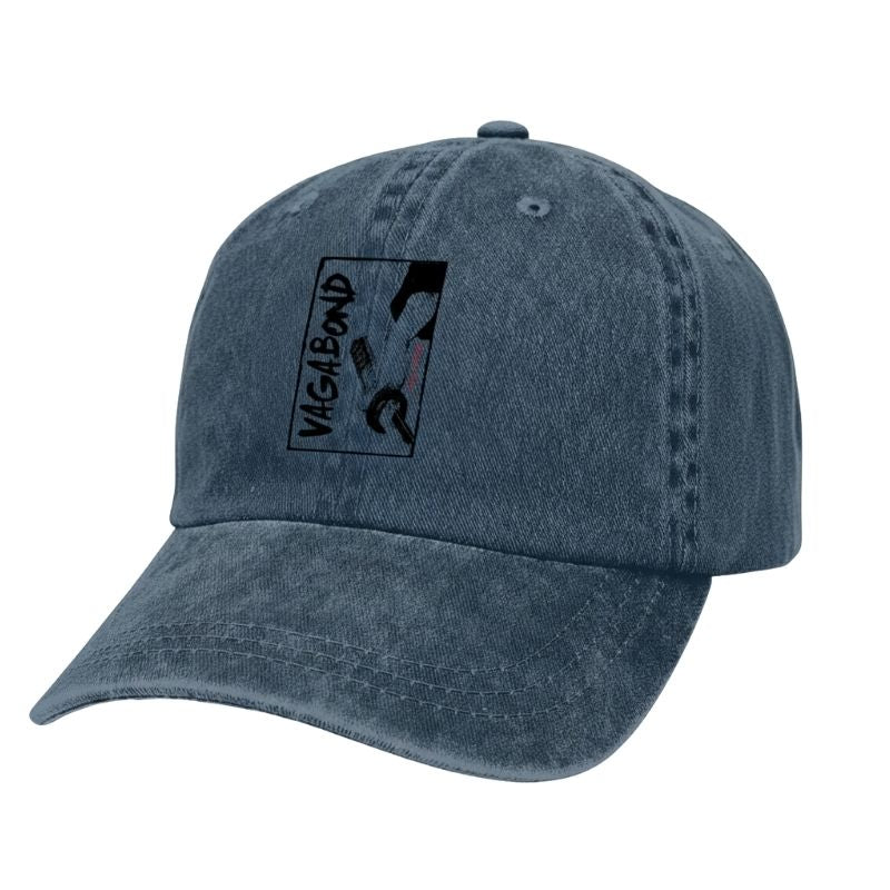 Casquette Japonaise Casual Avec Visière Courbée