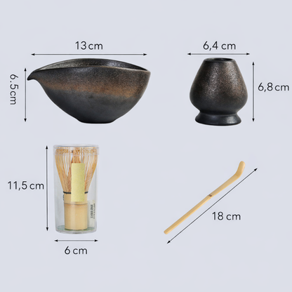 Kit Matcha Traditionnel Avec Accessoires Essentiels