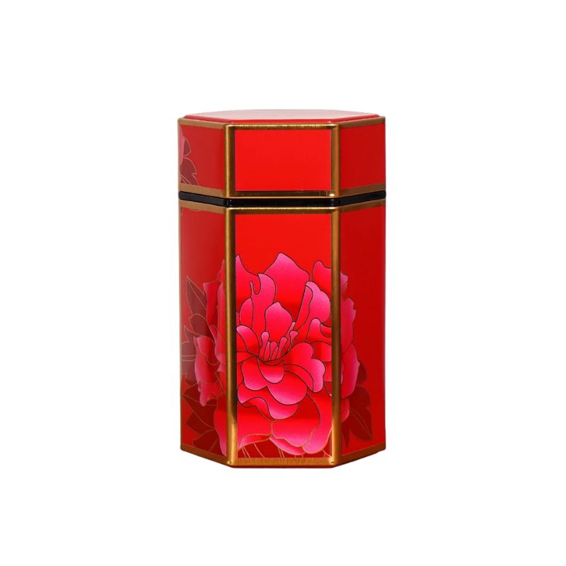 Boîte à Thé Japonaise À Décor Floral