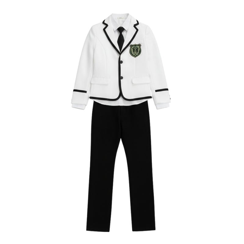 Uniforme Japonais Avec Blazer Et Pantalon Ajusté