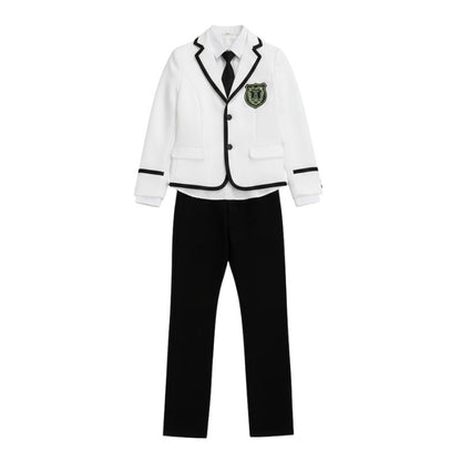 Uniforme Japonais Avec Blazer Et Pantalon Ajusté