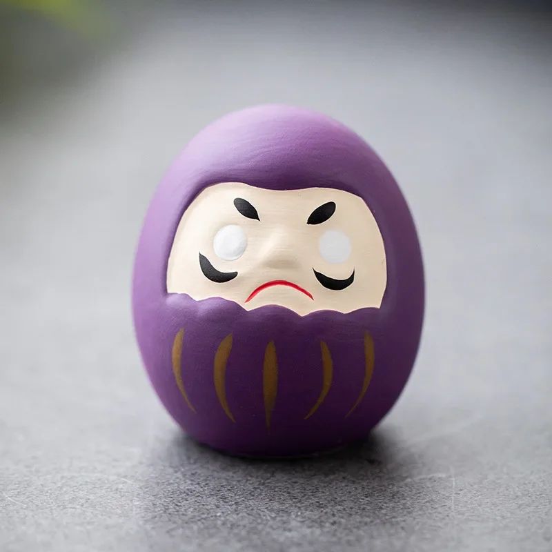 Daruma Expression Fâchée En Céramique