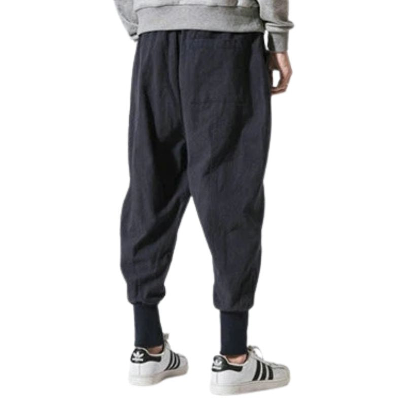 Pantalon Japonais Minimaliste Homme Style Jogging Ample
