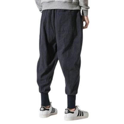 Pantalon Japonais Minimaliste Homme Style Jogging Ample