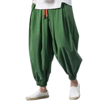 Pantalon Japonais Ample Homme Style Sarouel Moderne