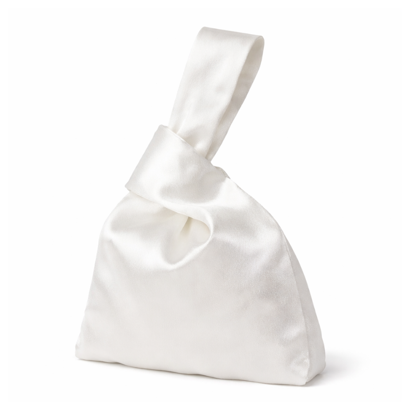 Sac Japonais En Satin Brillant Avec Finition Lisse