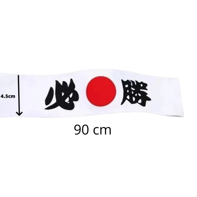 Hachimaki Style Traditionnel Avec Inscription Japonaise