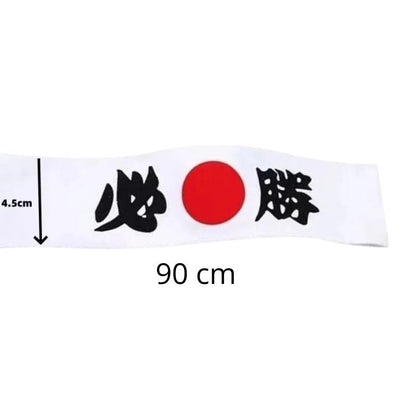 Hachimaki Style Traditionnel Avec Inscription Japonaise
