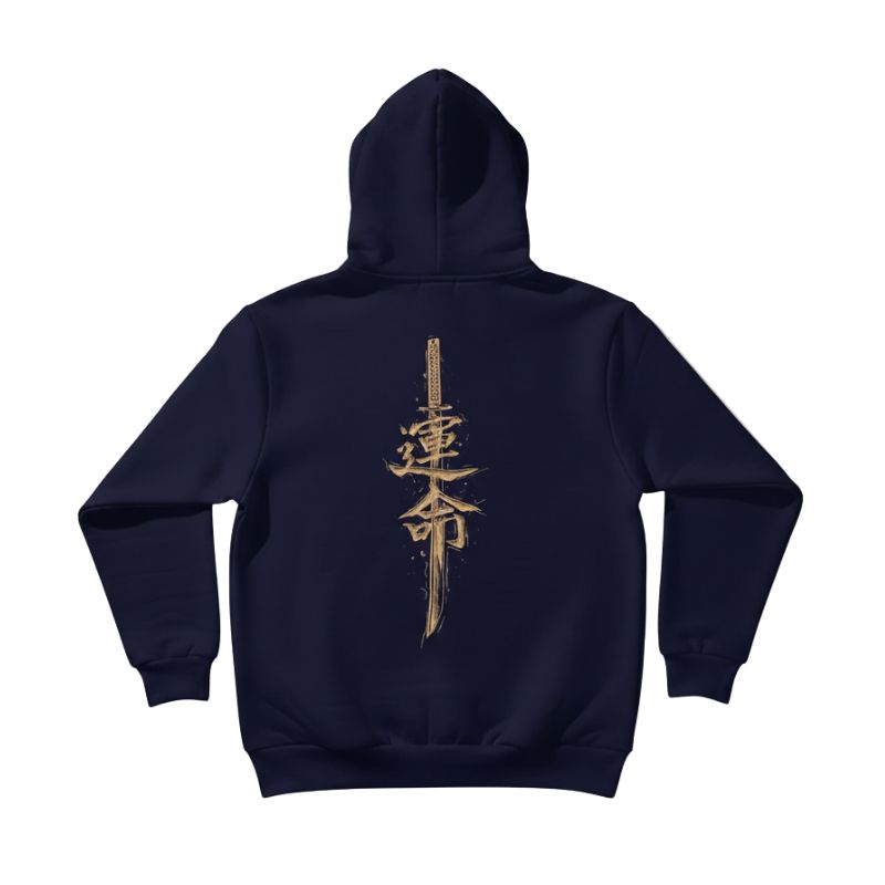 Sweat Japonais Mode Urbaine Avec Design Katana