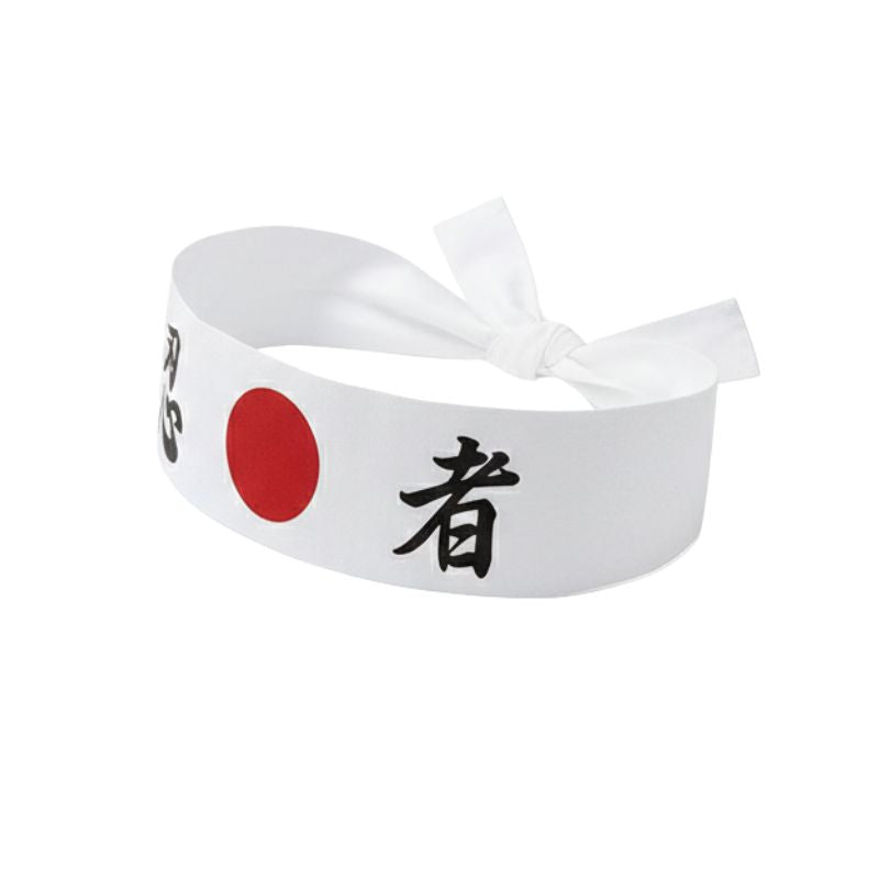 Hachimaki Japonais Avec Motif Soleil