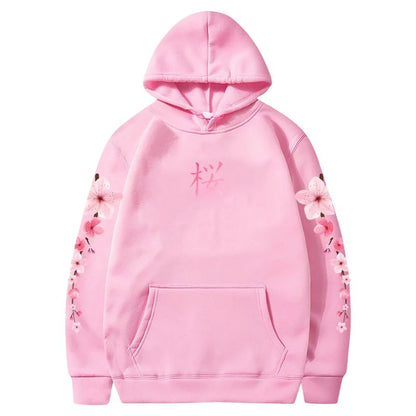 Sweat Japonais En Coupe Décontractée Avec Imprimé Sakura