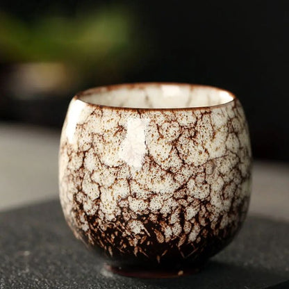 Tasse Japonaise Artisanale en Céramique Émaillée