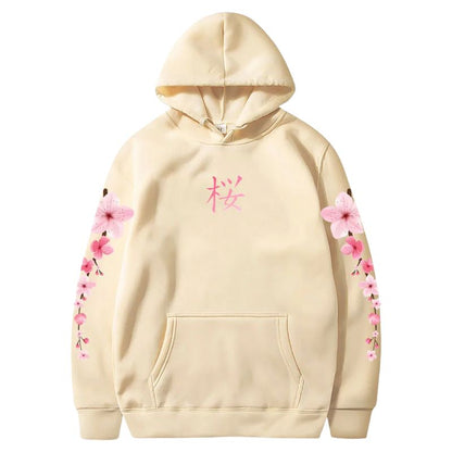 Sweat Japonais En Coupe Décontractée Avec Imprimé Sakura
