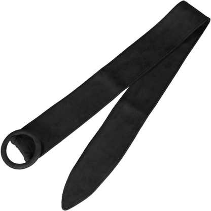 Ceinture Obi Large En Daim À Boucle Ronde