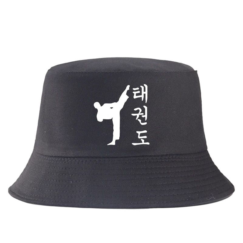 Chapeau Streetwear Avec Silhouette Arts Martiaux